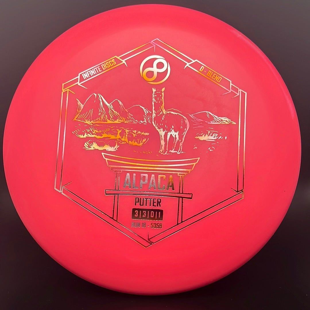 Alpaca D-Blend Putter - Premium Disc Golf Experience