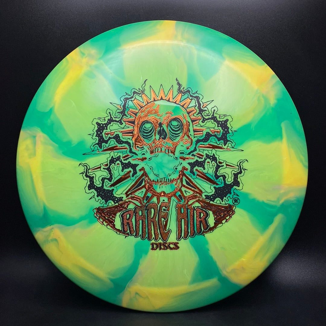 Swirly Apex Longhorn - Custom RAD Skull Stamp Disc