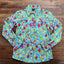 Vibrant Lime Green Cactus Button-Up for Girls | Cruel Girl - Korvel