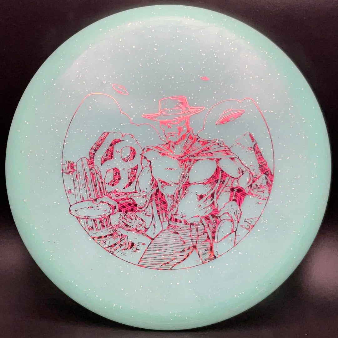 Metal Flake C-Blend Glow Ra - Marauder Stamp Disc Golf Disc