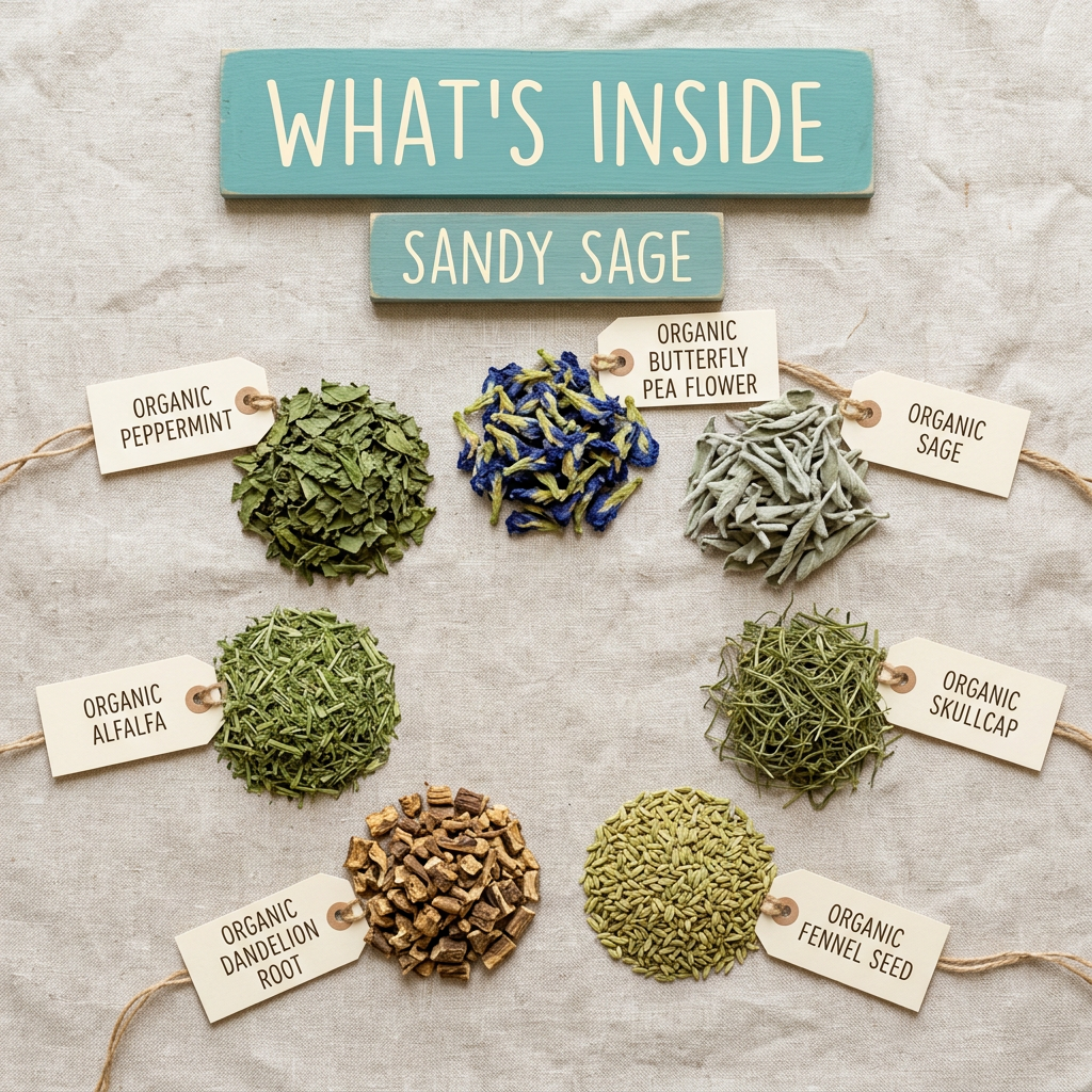 Sandy Sage - Premium Loose-Leaf Tea Blend