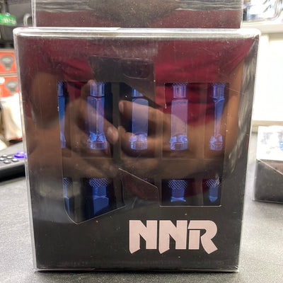 NNR 12x1.25 Open End Lugs - Blue Finish
