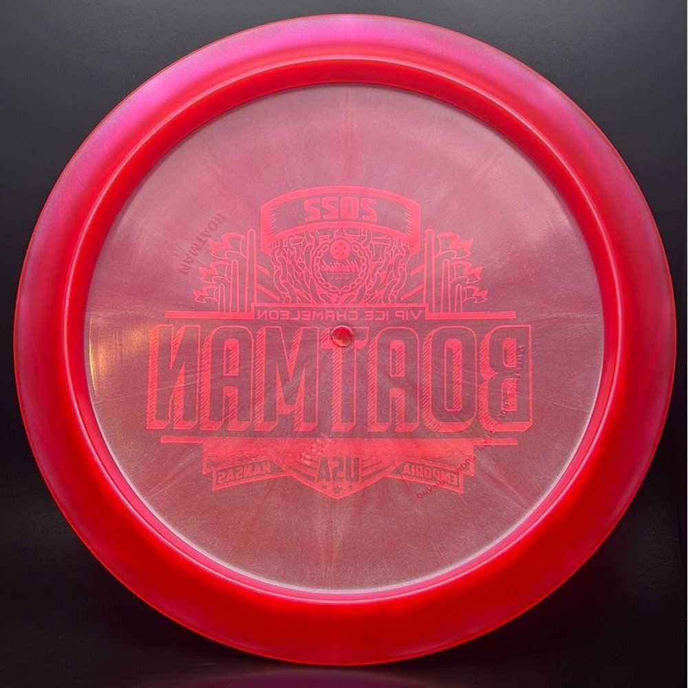 VIP Ice Chameleon Boatman - 2022 Worlds Fundraiser Disc