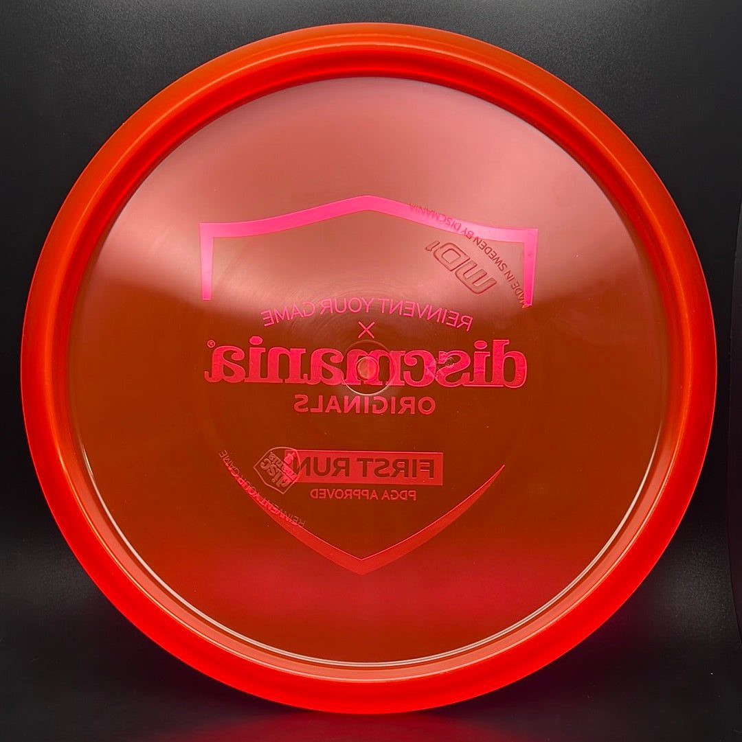 C-Line MD1 - First Run Originals Disco de Golf Midrange Rojo