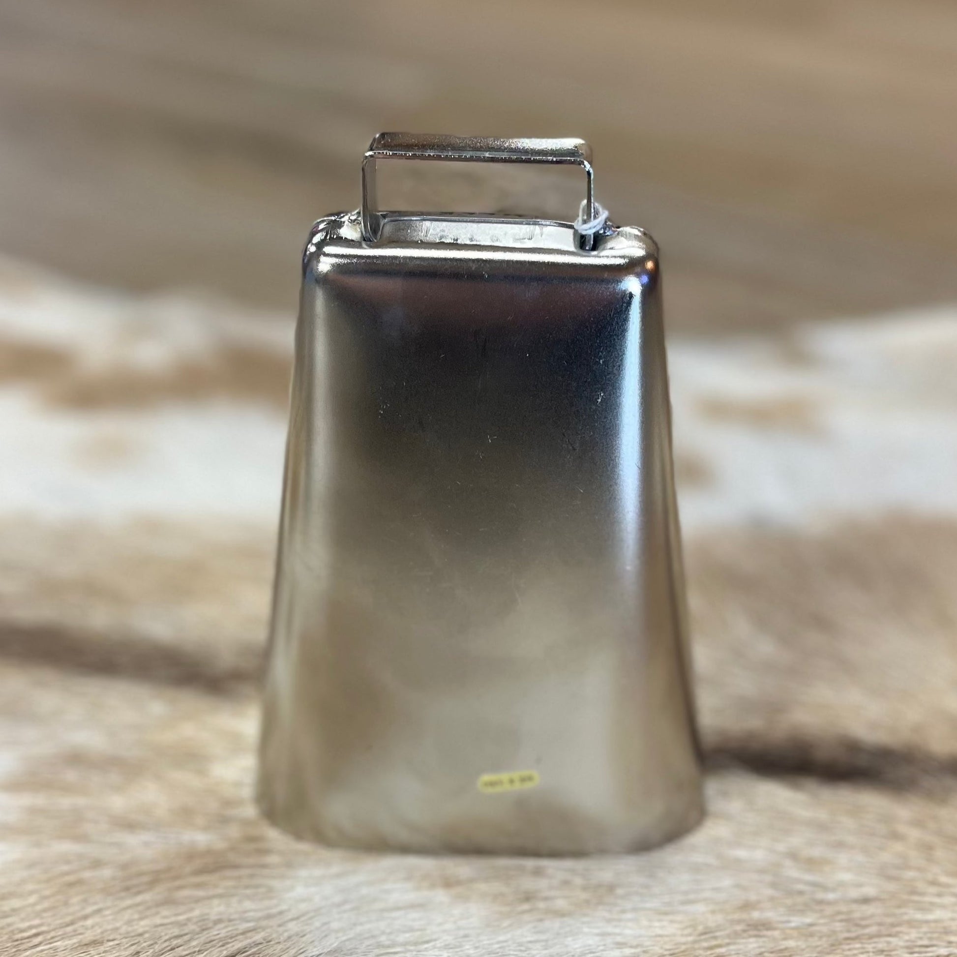 Miniature Silver Bull Riding Bell for Rodeo Enthusiasts - Korvel