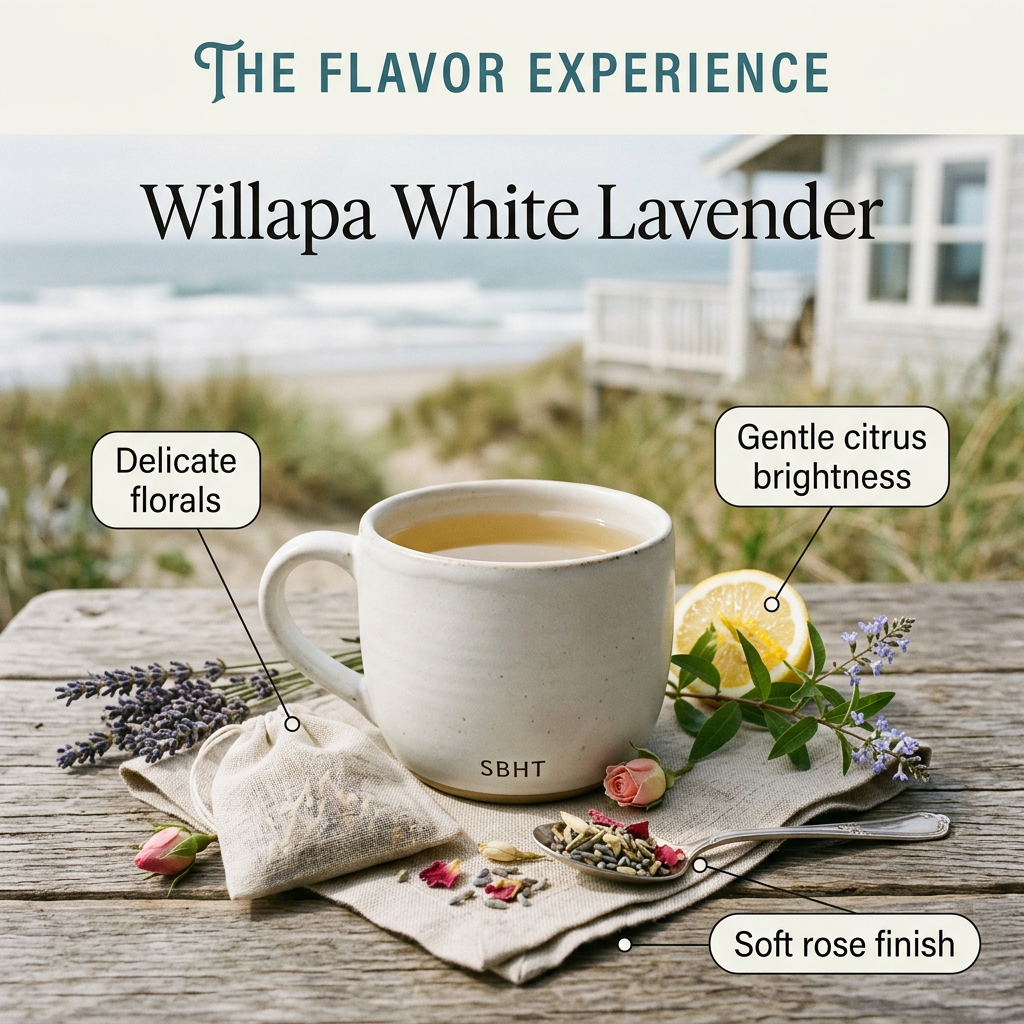 Lavanda blanca Willapa