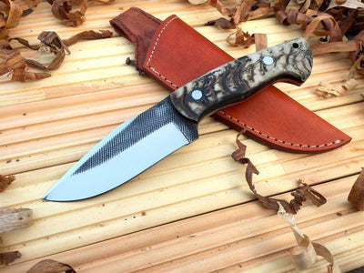 Premium Handmade Heavy-Duty Hunting Knife with File Tool Steel - Korvel