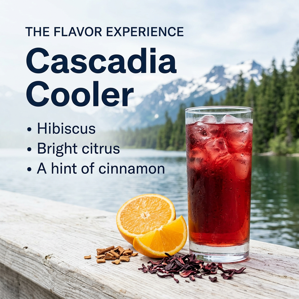 Cascadia Cooler Iced Blend Tea
