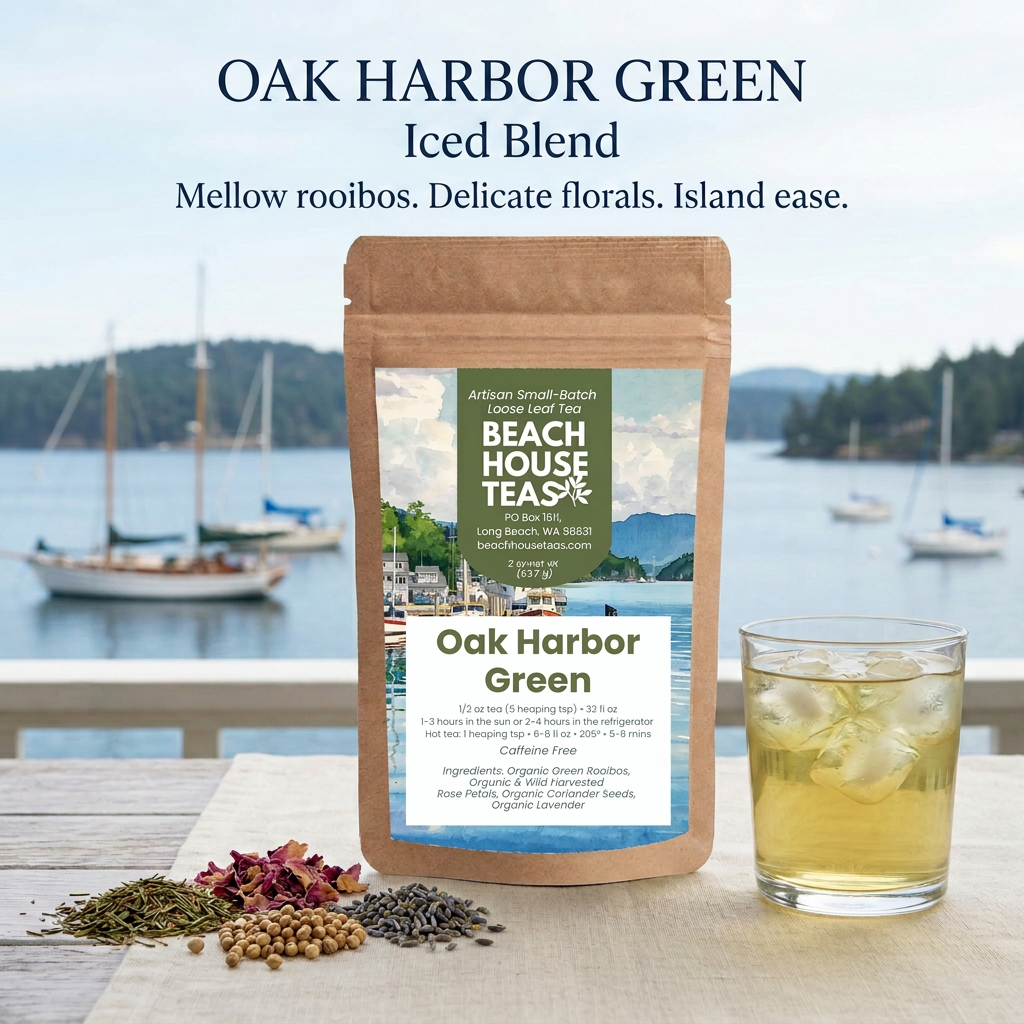 Mezcla helada verde Oak Harbor - té de hojas