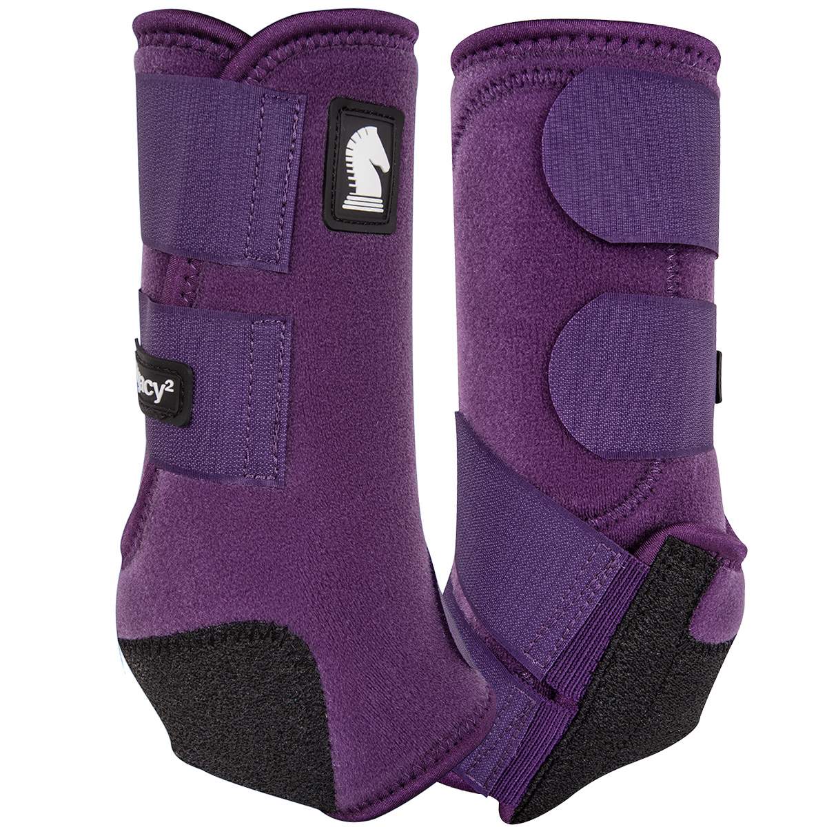 Legacy2 Front Horse Boots in Eggplant - Korvel