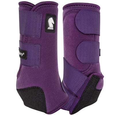 Legacy2 Front Horse Boots in Eggplant - Korvel