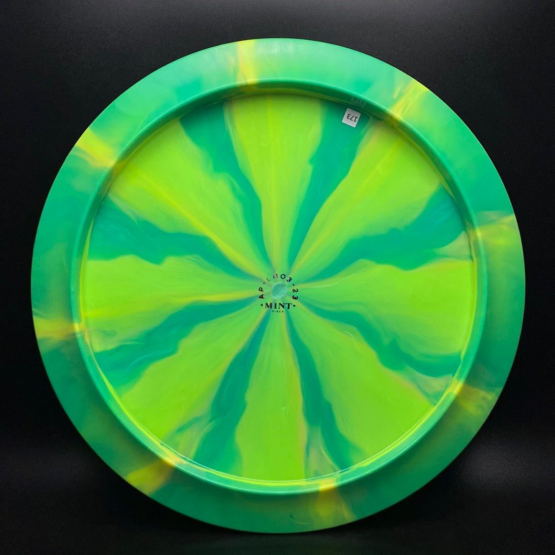 Swirly Apex Longhorn - Custom RAD Skull Stamp Disc