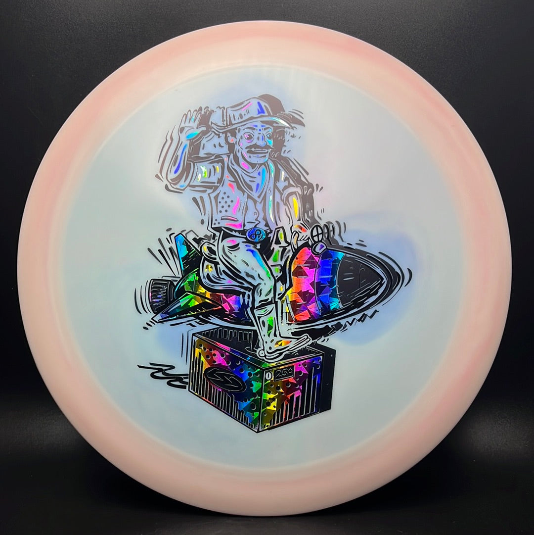 Alpha Bayonet - Ride 'Em Rocket Cowboy Triple Foil Disc