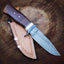 Premium Damascus Steel Hunting Knife - Custom Crafted - Korvel