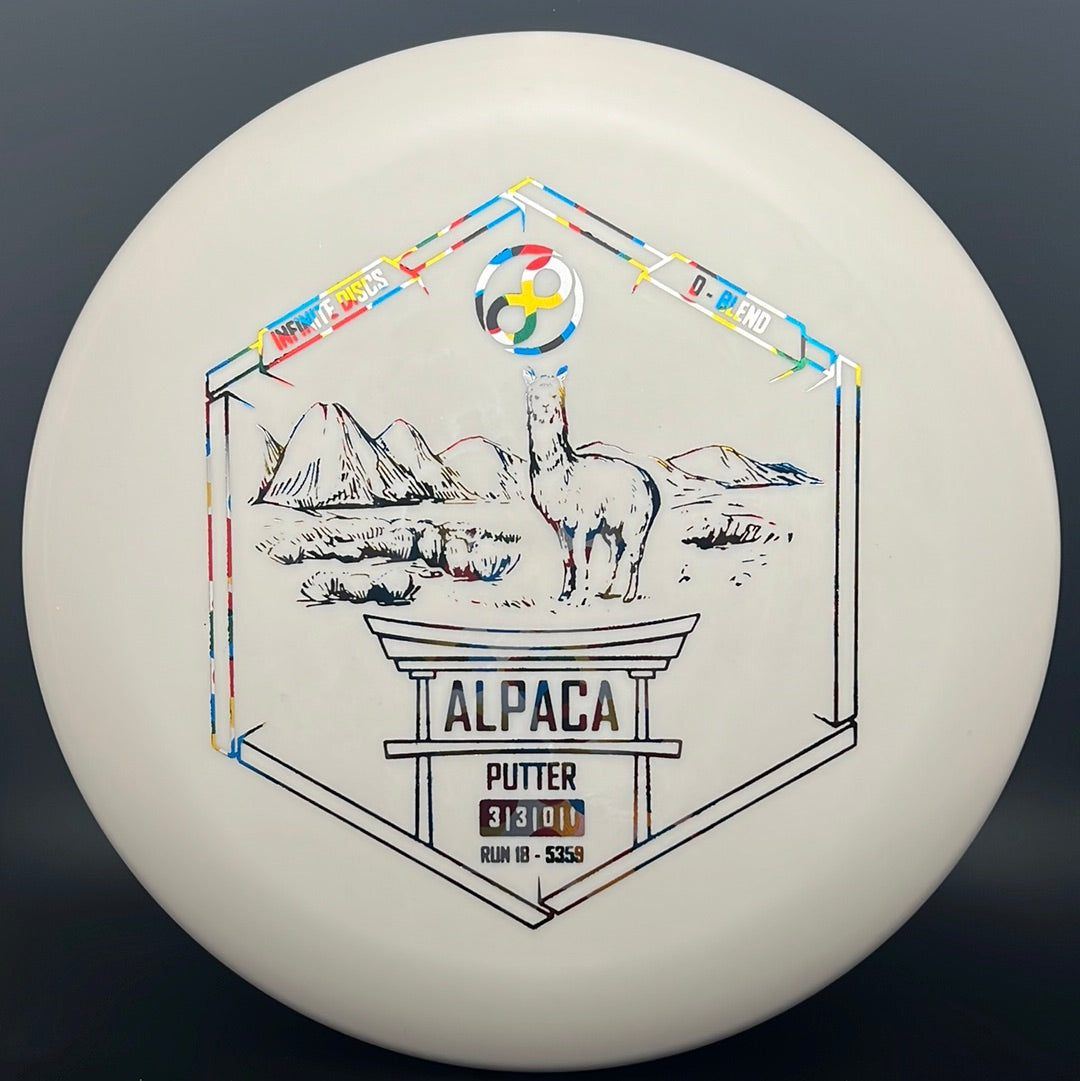 Alpaca D-Blend Putter - Premium Disc Golf Experience