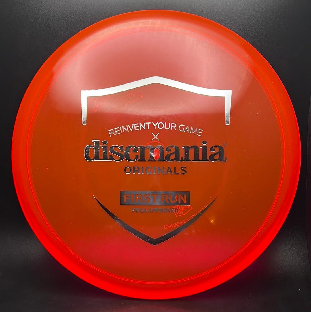 C-Line MD1 - First Run Originals Disco de Golf Midrange Rojo
