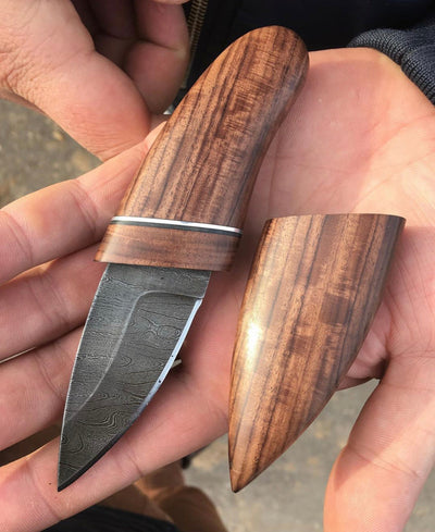 Premium Damascus Steel EDC Knife for Outdoor Adventures - Korvel