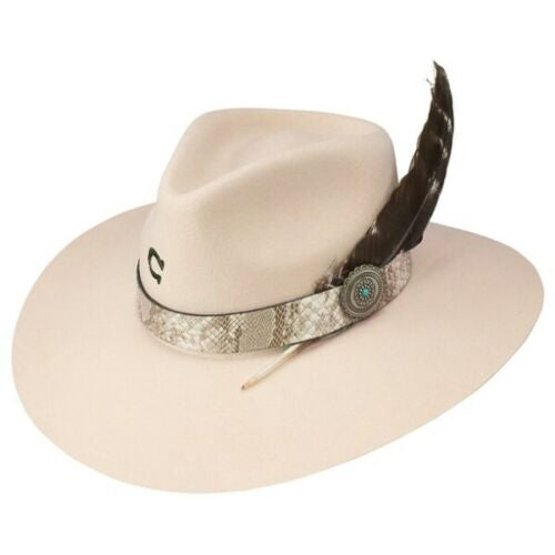Charlie 1 Horse Sidewinder Silver Belly Hat - Korvel