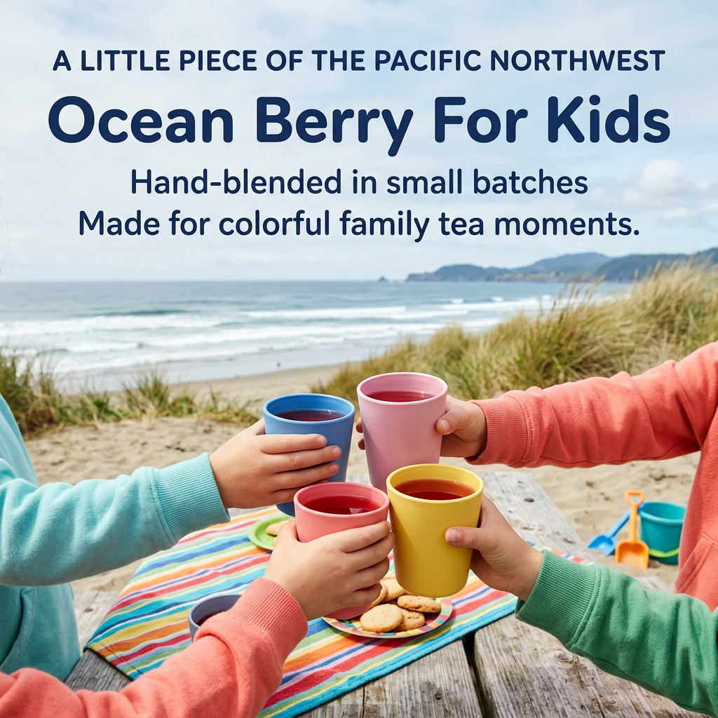 Ocean Berry for Kids - Organic Caffeine-Free Loose Leaf Tea
