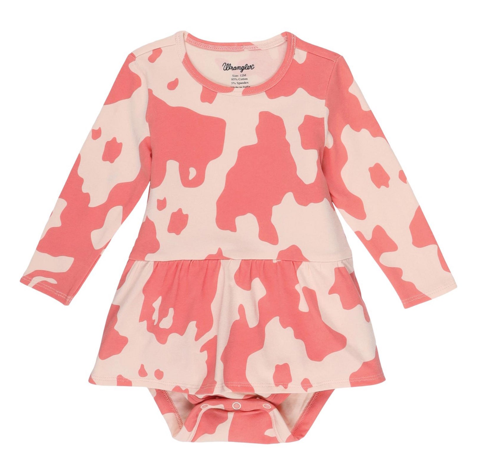 Adorable Cowprint Infant Onesie by Wrangler - Korvel