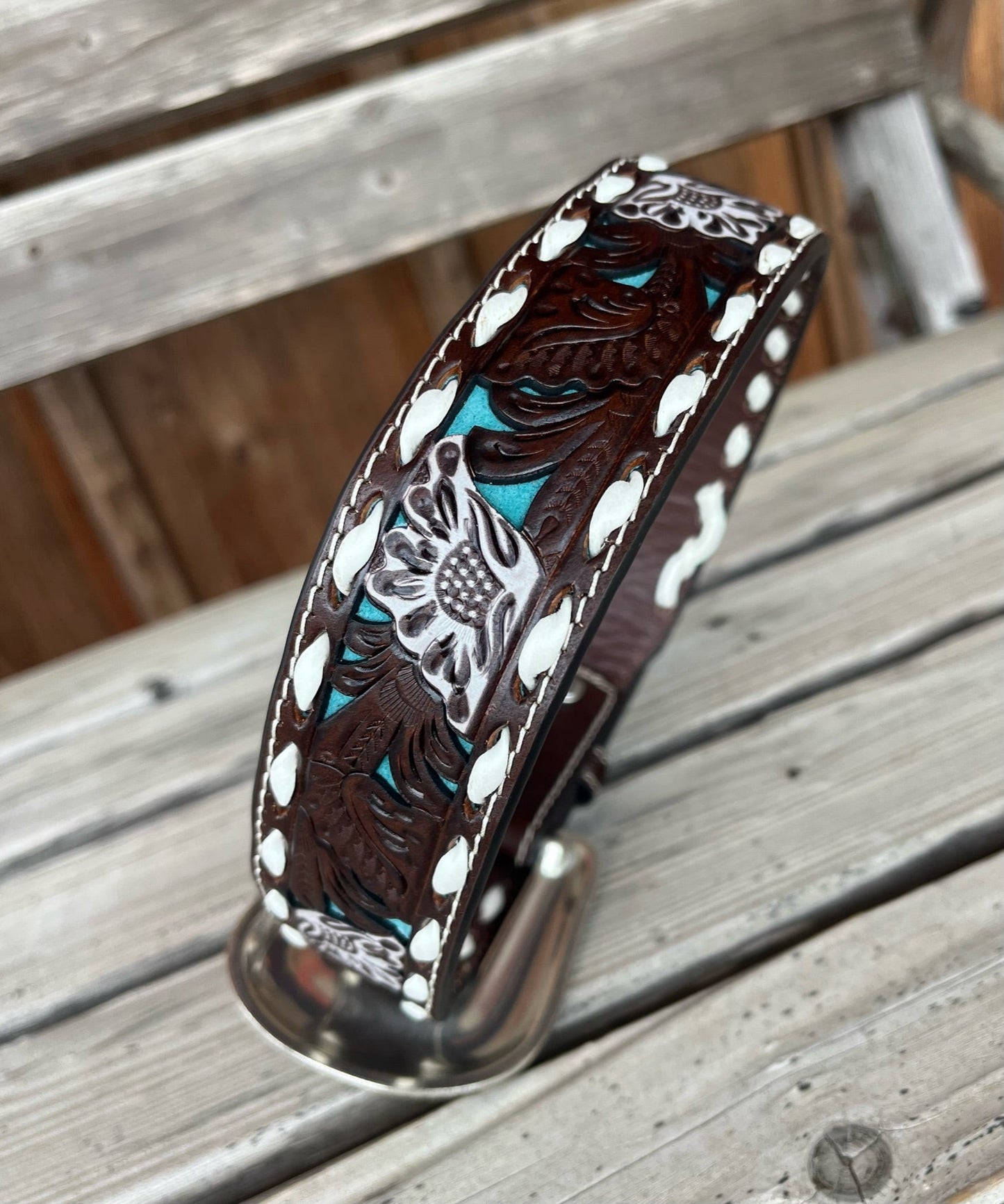 Turquoise Tooled | Nocona Kids - Korvel