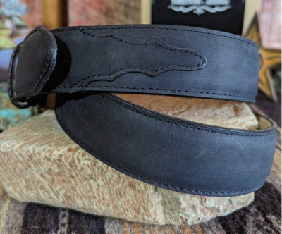 Timeless Black Western Belt for Men - Korvel