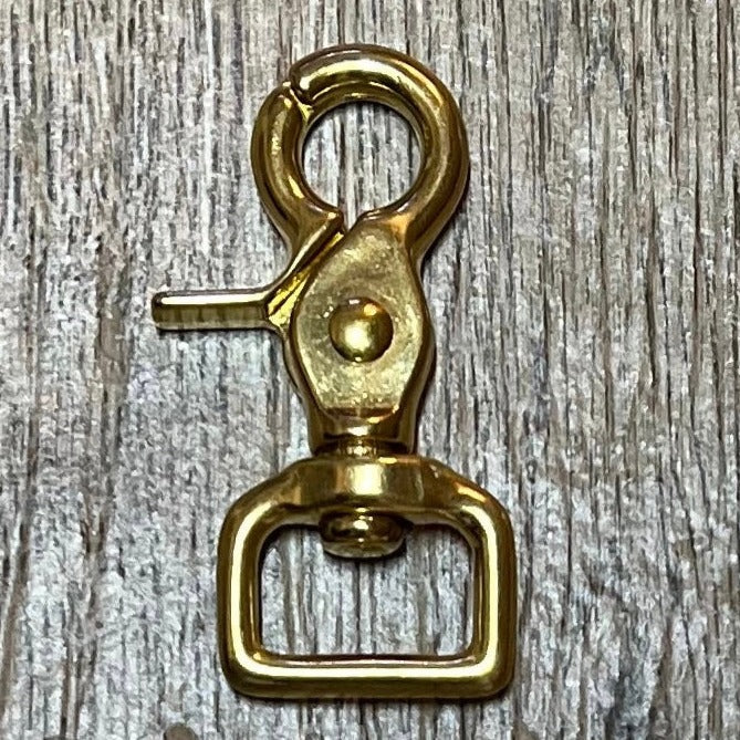 Premium 3/4" Solid Brass Scissor Snap for Versatile Tack Use - Korvel