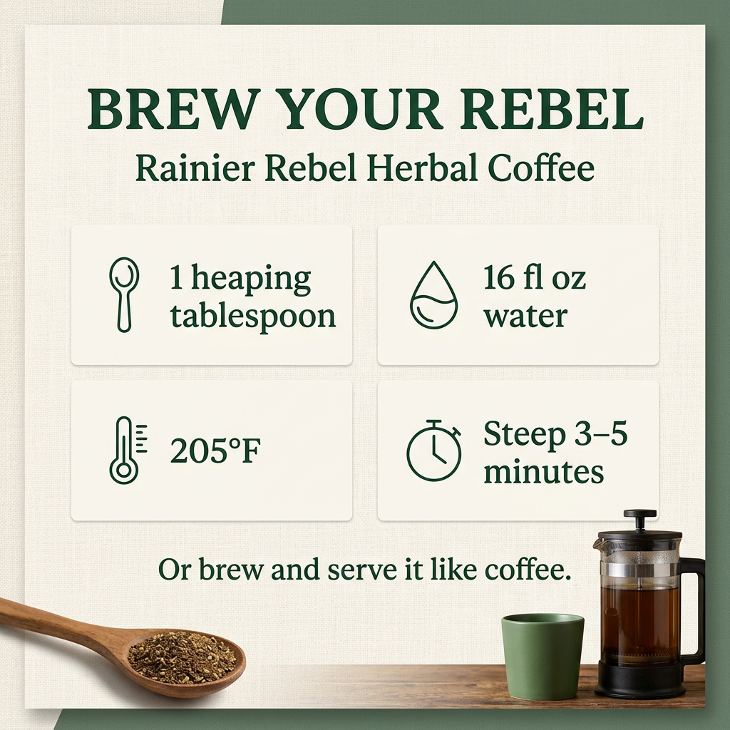 Café de hierbas Rainier Rebel