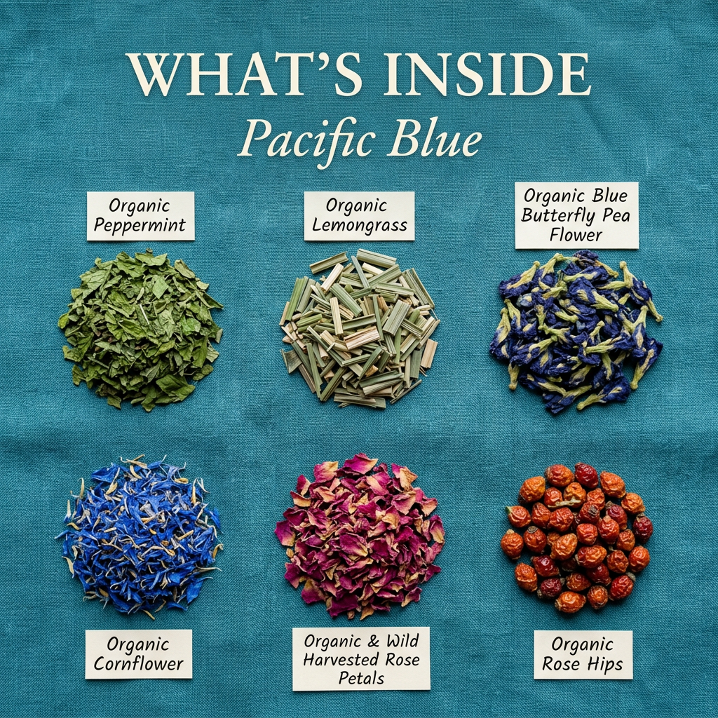 Thé bleu du Pacifique
