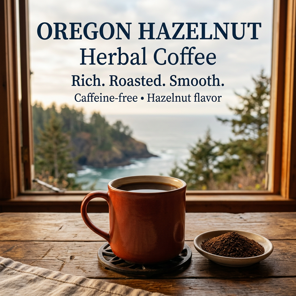 Café herbal de avellana de Oregón