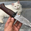 Premium Handmade Damascus Steel Hunting Knife - Korvel
