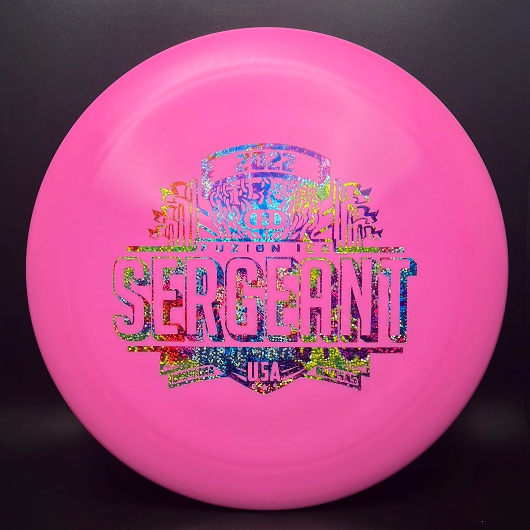 Fuzion-Ice Sergeant - Worlds 2022 Fundraiser Disc Golf Driver