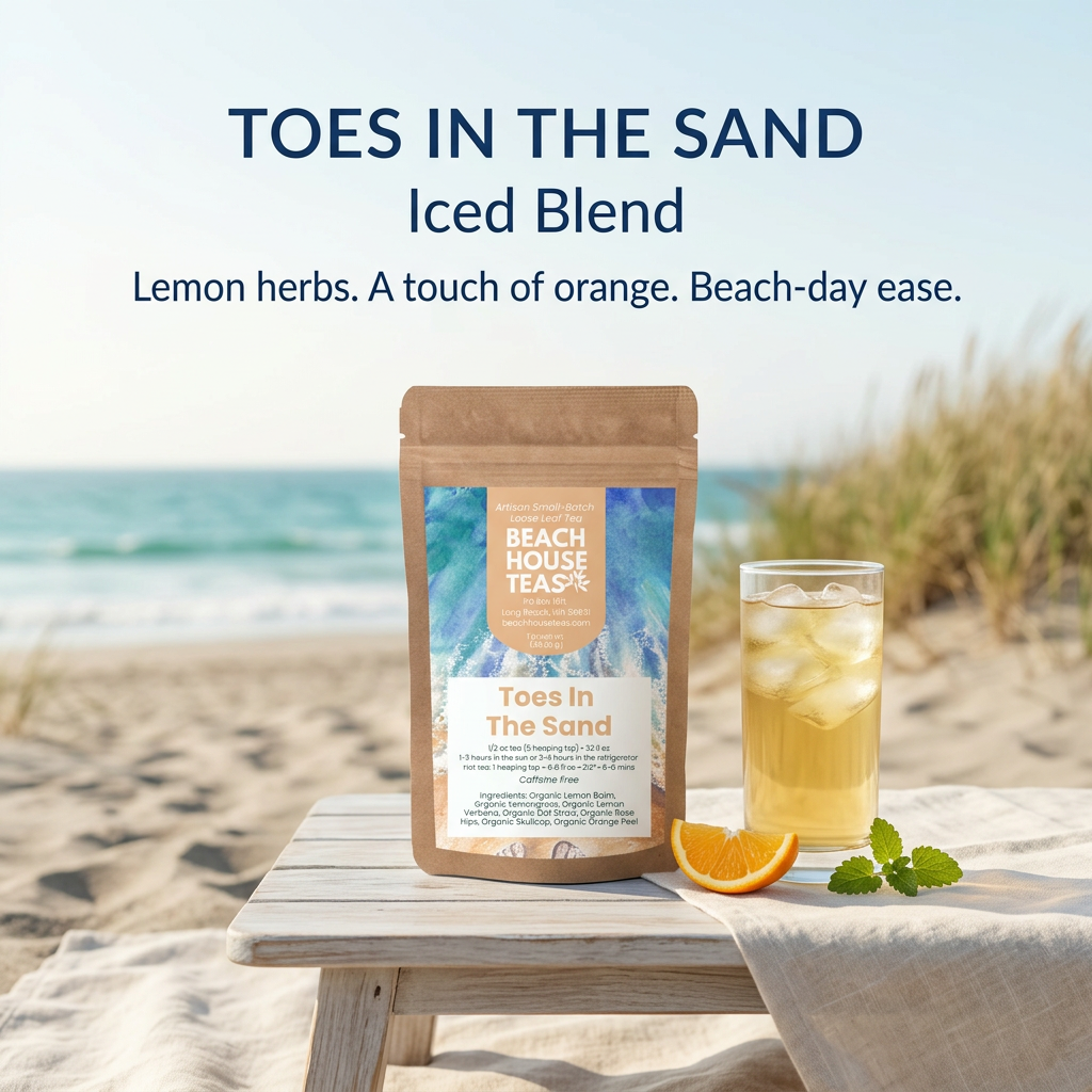 Toes In The Sand Iced Blend - Organic Herbal Tea