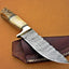 Premium Custom Damascus Steel Hunting Knife - Korvel