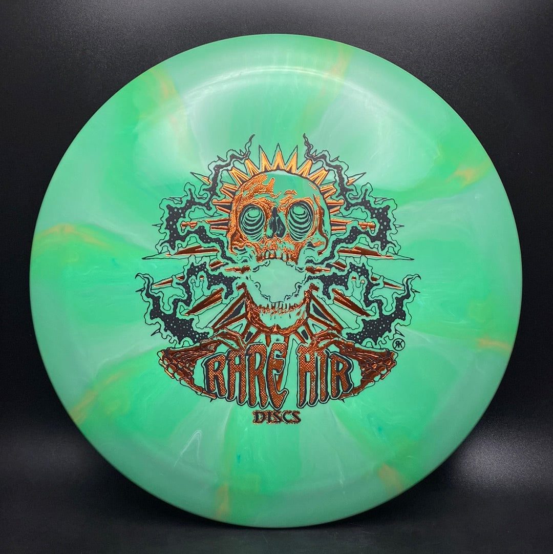 Swirly Apex Longhorn - Custom RAD Skull Stamp Disc