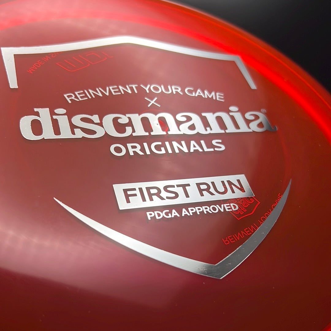 C-Line MD1 - First Run Originals Disco de Golf Midrange Rojo