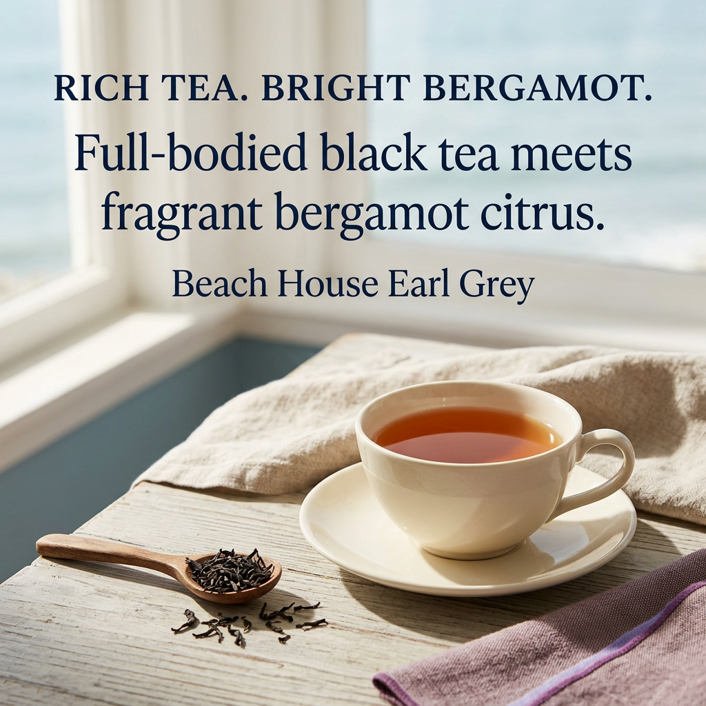 Té negro Earl Grey de Beach House