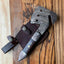 Premium Damascus Steel EDC Axe with Wooden Handle - Korvel