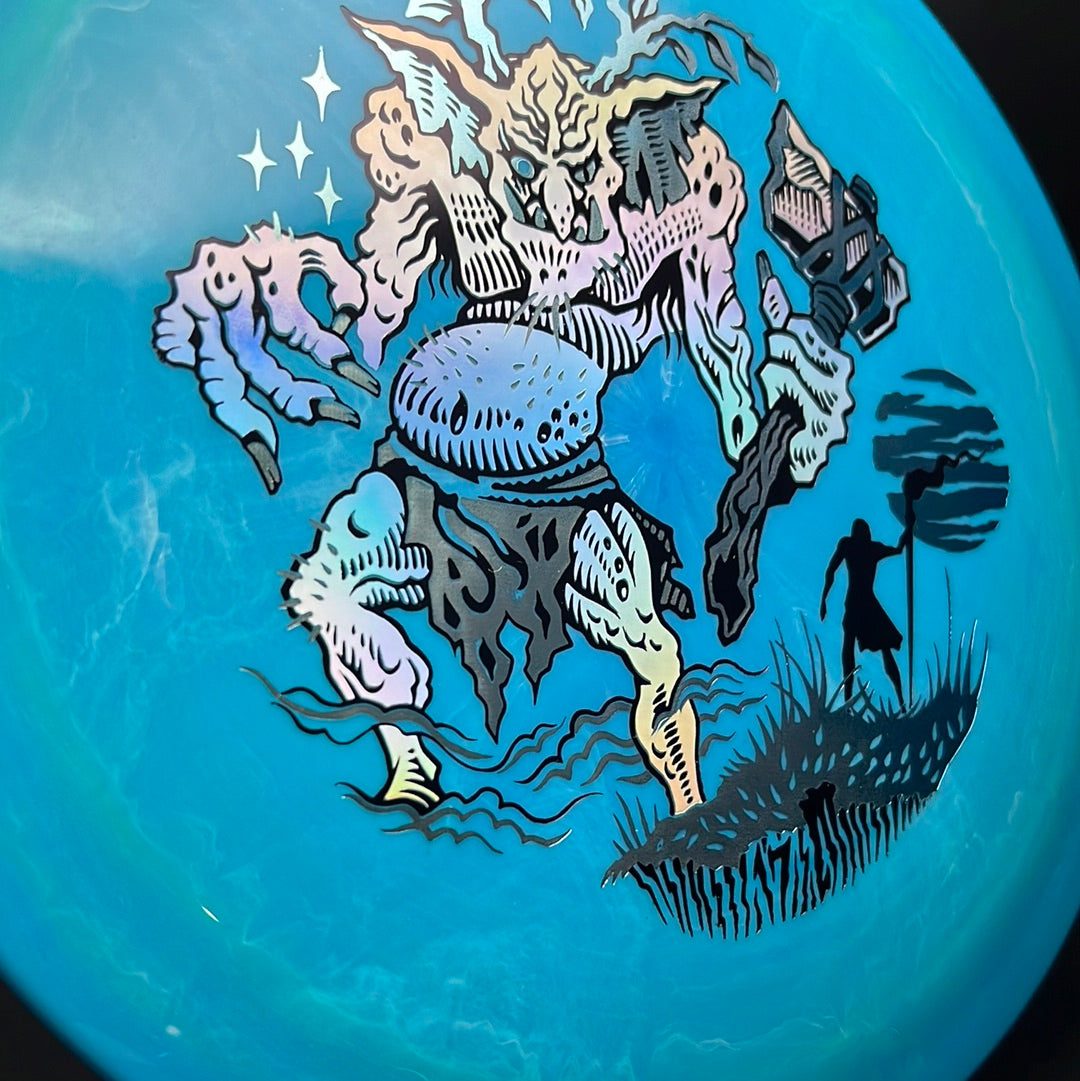 Swirly Aura Animus - Limited Goliath Triple Foil Stamp