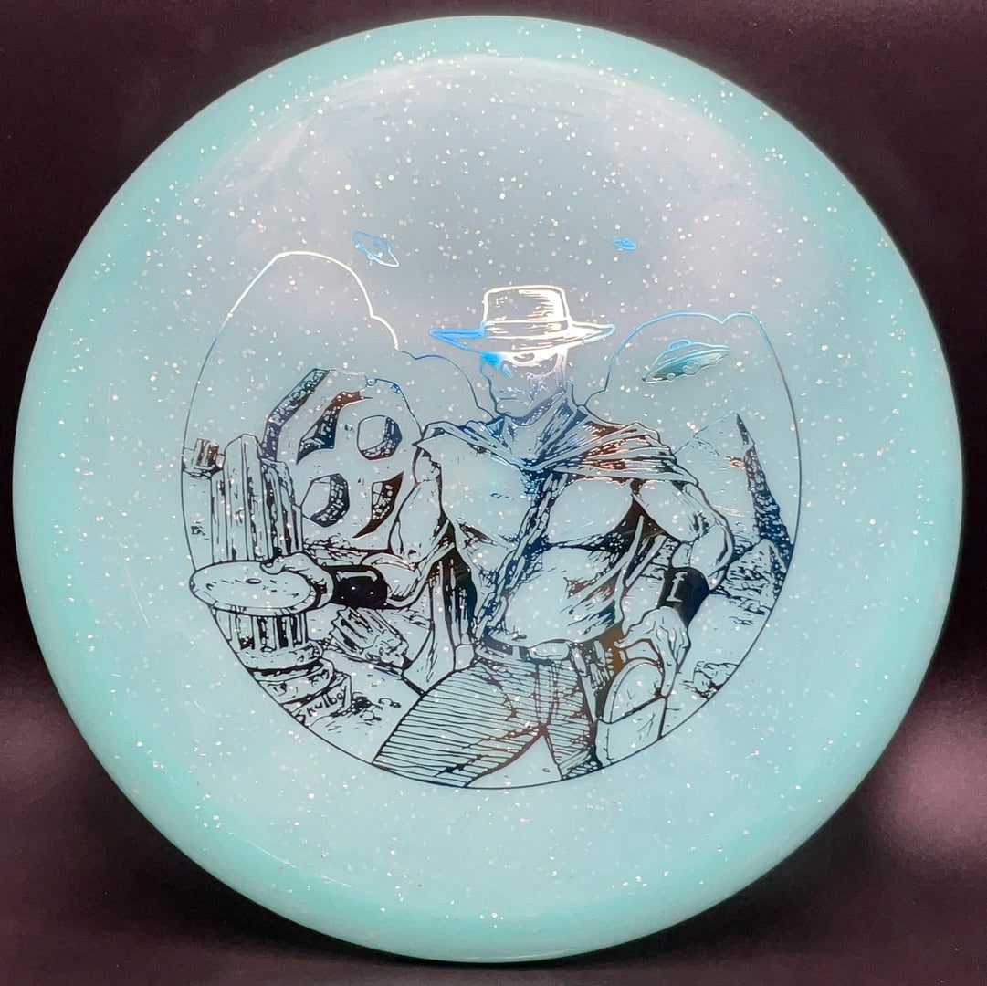 Metal Flake C-Blend Glow Ra - Marauder Stamp Disc Golf Disc