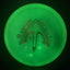 Bravo Glow Harpoon Disc Golf Disc