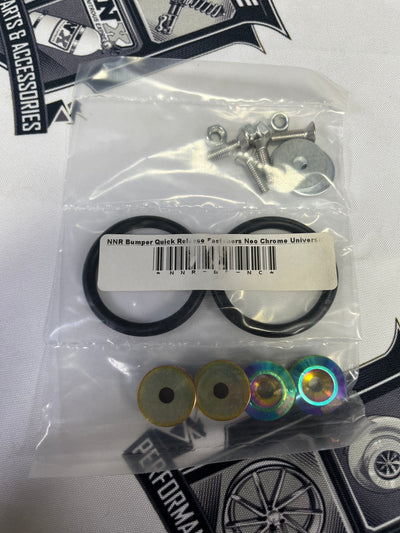 Sujetadores de liberación rápida para parachoques Nnr - Neo Chrome universal
