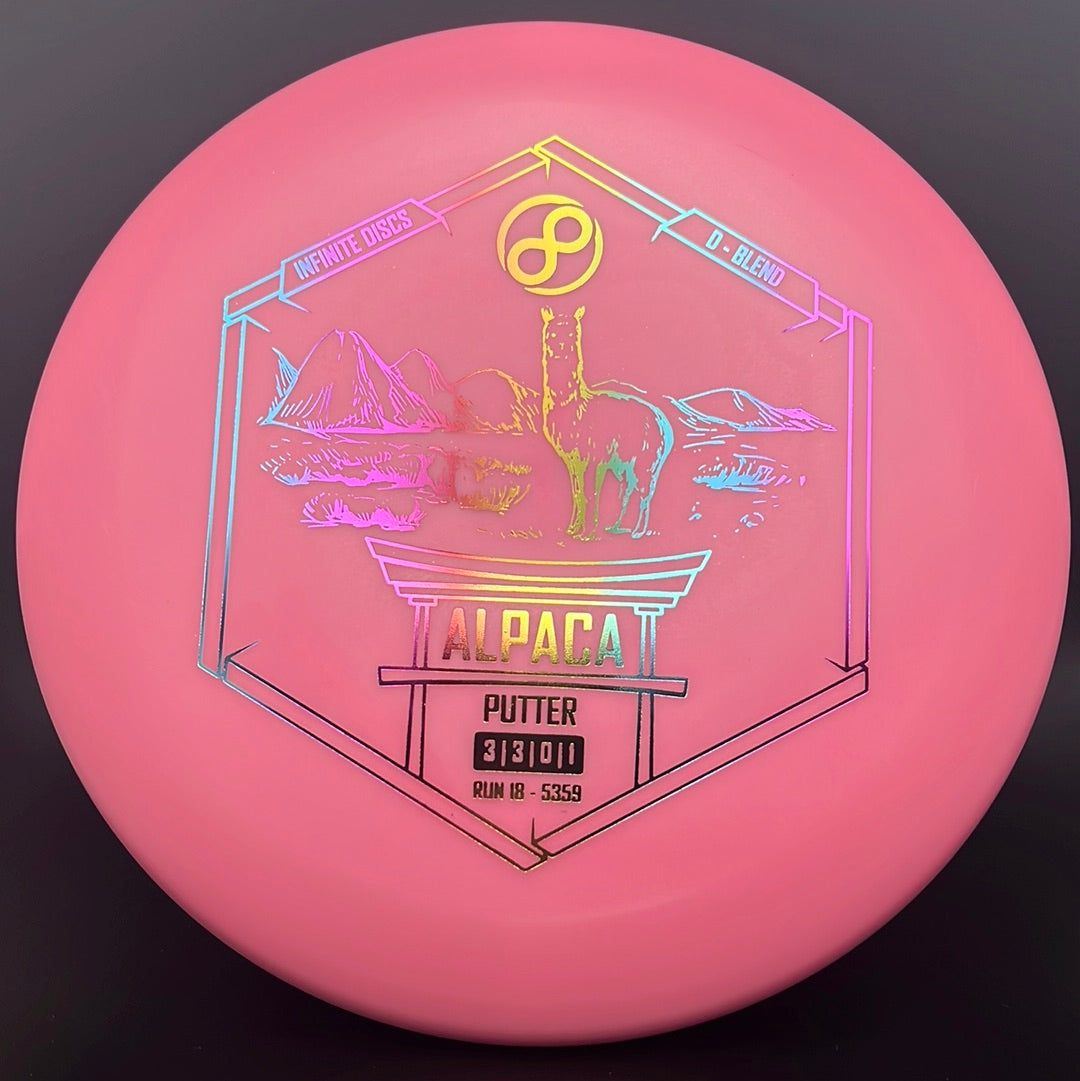 Alpaca D-Blend Putter - Premium Disc Golf Experience