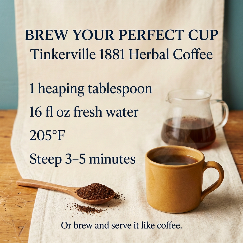Tinkerville 1881 Herbal Coffee Alternative