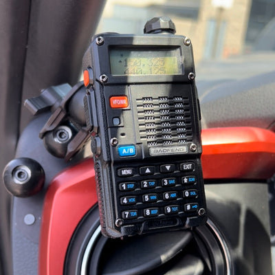 Premium Clip Style Radio Mount with 1" Ball Adapter - Korvel