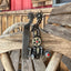 Vintage Red Stone Western Spurs - Korvel