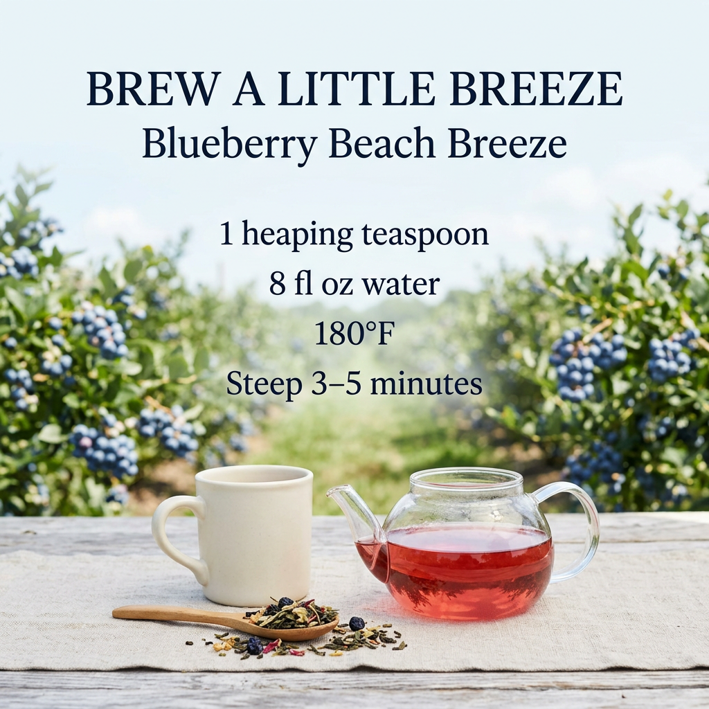 Blueberry Beach Breeze Loose Leaf Tea