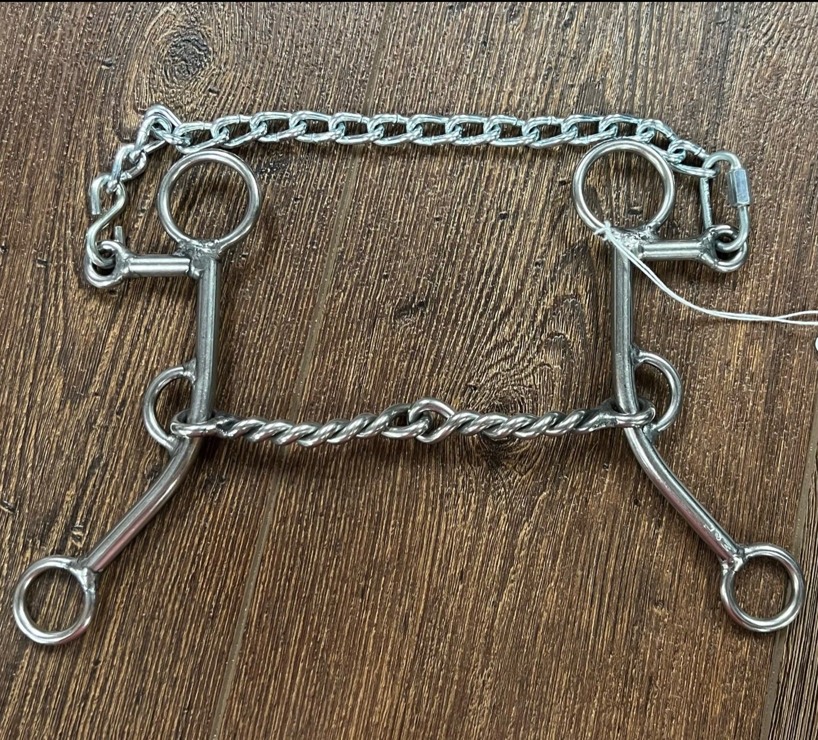 Premium 7" Twisted Wire Bridle Bit - #38 Mouthpiece - Korvel