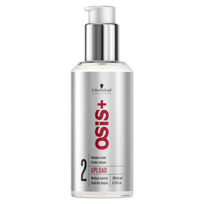 Crema para el cabello Schwarzkopf Osis+ Upload Style Volume - Paquete de 2x 200ml