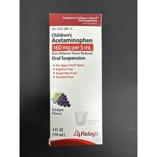 Children's Acetaminophen Oral Suspension - Grape Flavor, 4 fl oz
